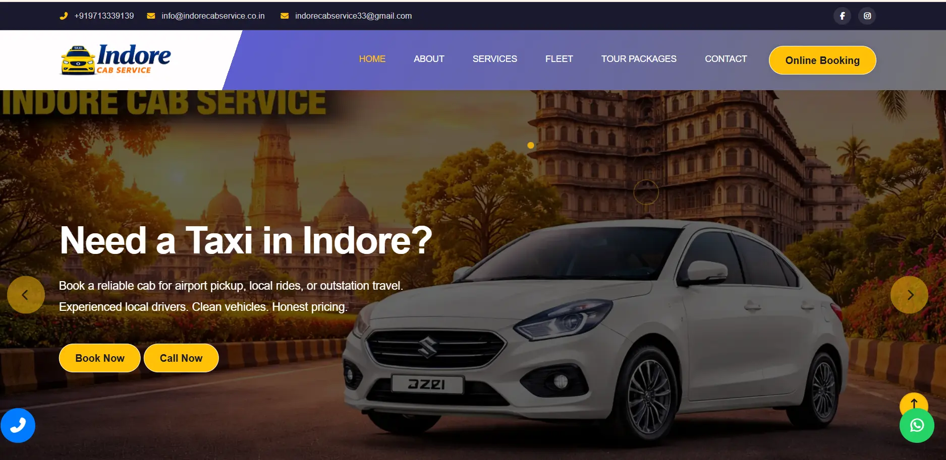 indore cab service